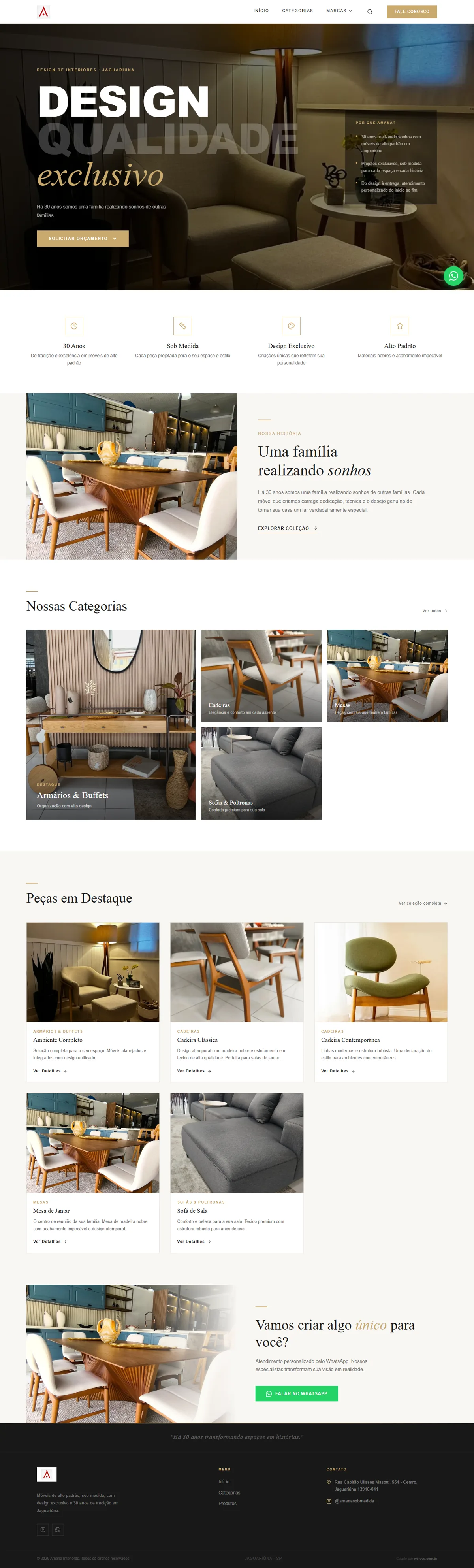 Site Amana Interiores