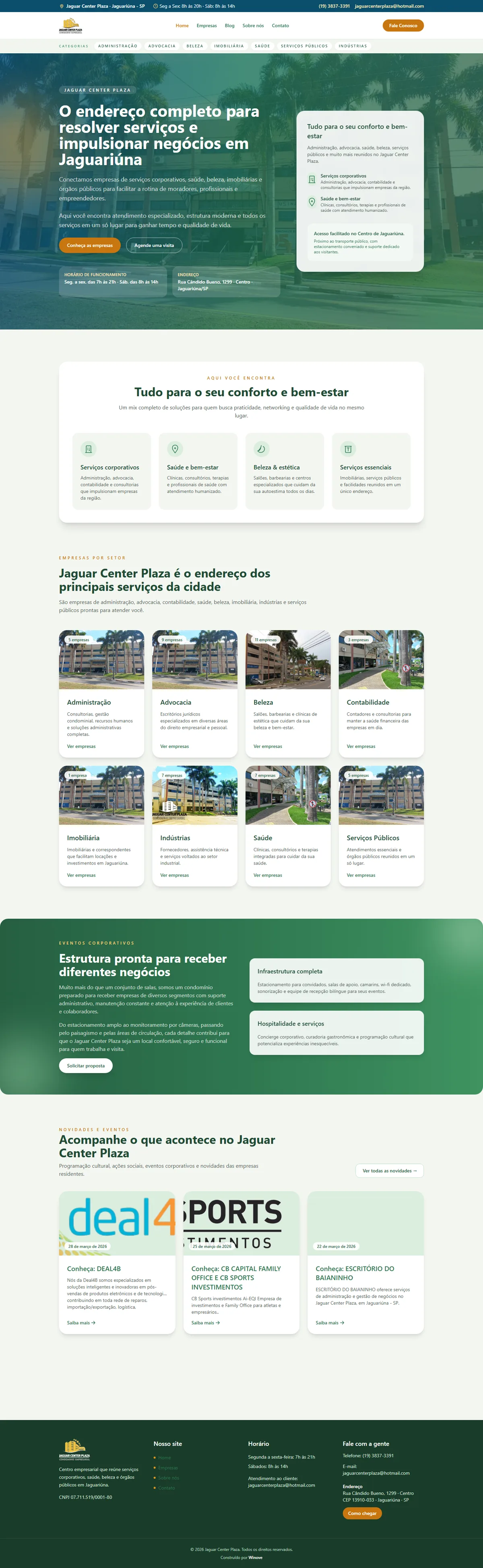 Site Jaguar Center Plaza