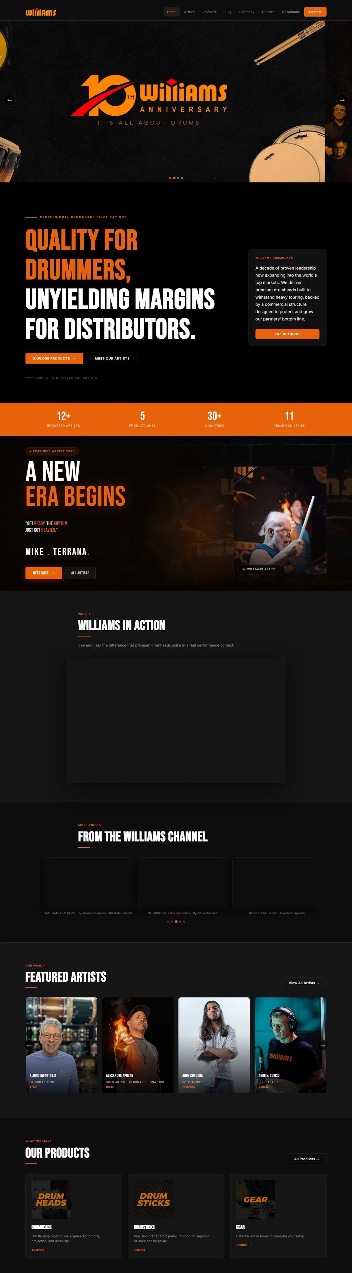 Site Williams Drumheads