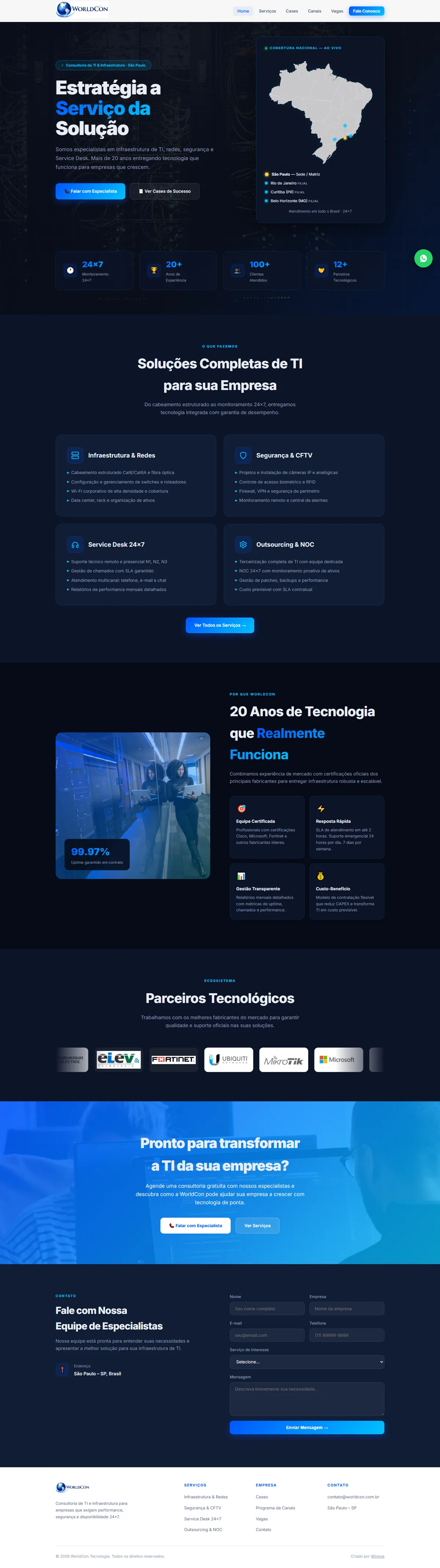 Site WorldCon Tecnologia